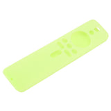 Silicone Protective Cover for Xiaomi TV Stick 4K Anti Slip Remote Control Case with Lanyard Fluorescent Green