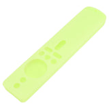 Silicone Protective Cover for Xiaomi TV Stick 4K Anti Slip Remote Control Case with Lanyard Fluorescent Green