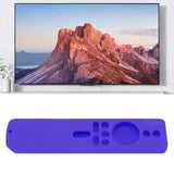 Silicone Protective Cover for Xiaomi TV Stick 4K Anti Slip Remote Control Case with Lanyard Purple - Extra Image
