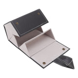 Sunglasses Organizer Case Multifunctional Multiple Slots PU Leather Travel Glasses Case Storage for Glasses Jewelry Black