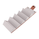 Sunglasses Organizer Case Multifunctional Multiple Slots PU Leather Travel Glasses Case Storage for Glasses Jewelry Brown