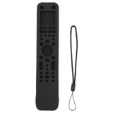 Remote Control Protective Cover Silicone Protective Case Television Accessories with Hand Strap for RMF TX520P Black