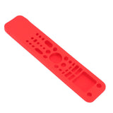 Remote Control Protective Cover Silicone Protective Case Television Accessories with Hand Strap for RMF TX520P Red - 45-Degree Angle