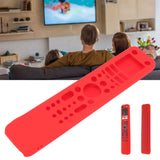 Remote Control Protective Cover Silicone Protective Case Television Accessories with Hand Strap for RMF TX520P Red