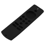 Remote Control Cover Silicone Soft Anti Slip Shockproof Protective Remote Sleeve With Lanyard for Fire TV Stick Lite Black