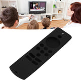 Remote Control Cover Silicone Soft Anti Slip Shockproof Protective Remote Sleeve With Lanyard for Fire TV Stick Lite Black - Extra Image