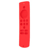 Remote Control Cover Silicone Soft Anti Slip Shockproof Protective Remote Sleeve With Lanyard for Fire TV Stick Lite Red