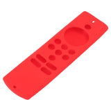 Remote Control Cover Silicone Soft Anti Slip Shockproof Protective Remote Sleeve With Lanyard for Fire TV Stick Lite Red