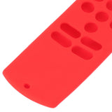 Remote Control Cover Silicone Soft Anti Slip Shockproof Protective Remote Sleeve With Lanyard for Fire TV Stick Lite Red