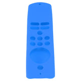 Remote Control Cover Silicone Soft Anti Slip Shockproof Protective Remote Sleeve With Lanyard for Fire TV Stick Lite Blue