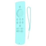 Remote Control Cover Silicone Soft Anti Slip Shockproof Protective Remote Sleeve With Lanyard for Fire TV Stick Lite Mint Green