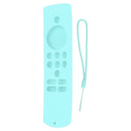 Remote Control Cover Silicone Soft Anti Slip Shockproof Protective Remote Sleeve With Lanyard for Fire TV Stick Lite Mint Green