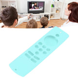 Remote Control Cover Silicone Soft Anti Slip Shockproof Protective Remote Sleeve With Lanyard for Fire TV Stick Lite Mint Green