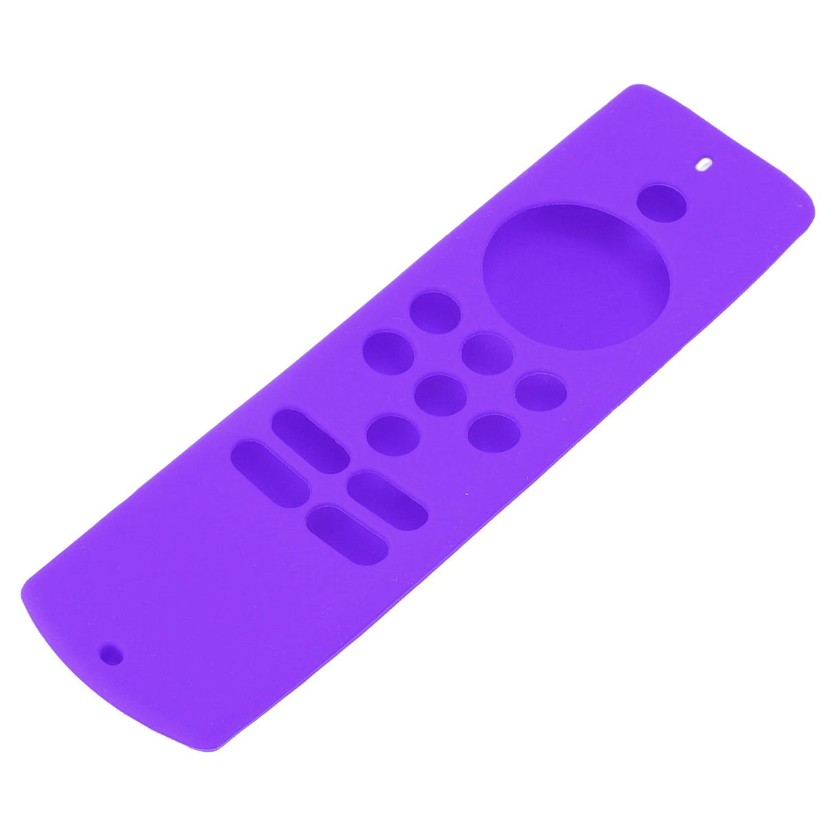 Remote Control Cover Silicone Soft Anti Slip Shockproof Protective Remote Sleeve With Lanyard for Fire TV Stick Lite Purple
