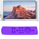 Remote Control Cover Silicone Soft Anti Slip Shockproof Protective Remote Sleeve With Lanyard for Fire TV Stick Lite Purple - Extra Image