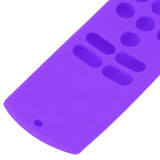 Remote Control Cover Silicone Soft Anti Slip Shockproof Protective Remote Sleeve With Lanyard for Fire TV Stick Lite Purple