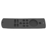 Remote Control Cover Silicone Soft Anti Slip Shockproof Protective Remote Sleeve With Lanyard for Fire TV Stick Lite Dark Grey - Side View
