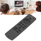 Remote Control Cover Silicone Soft Anti Slip Shockproof Protective Remote Sleeve With Lanyard for Fire TV Stick Lite Dark Grey