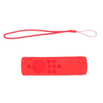 Silicone Remote Protective Cover Washable Remote Control Case Shockproof Remote Protector for Fire TV Stick Lite Red