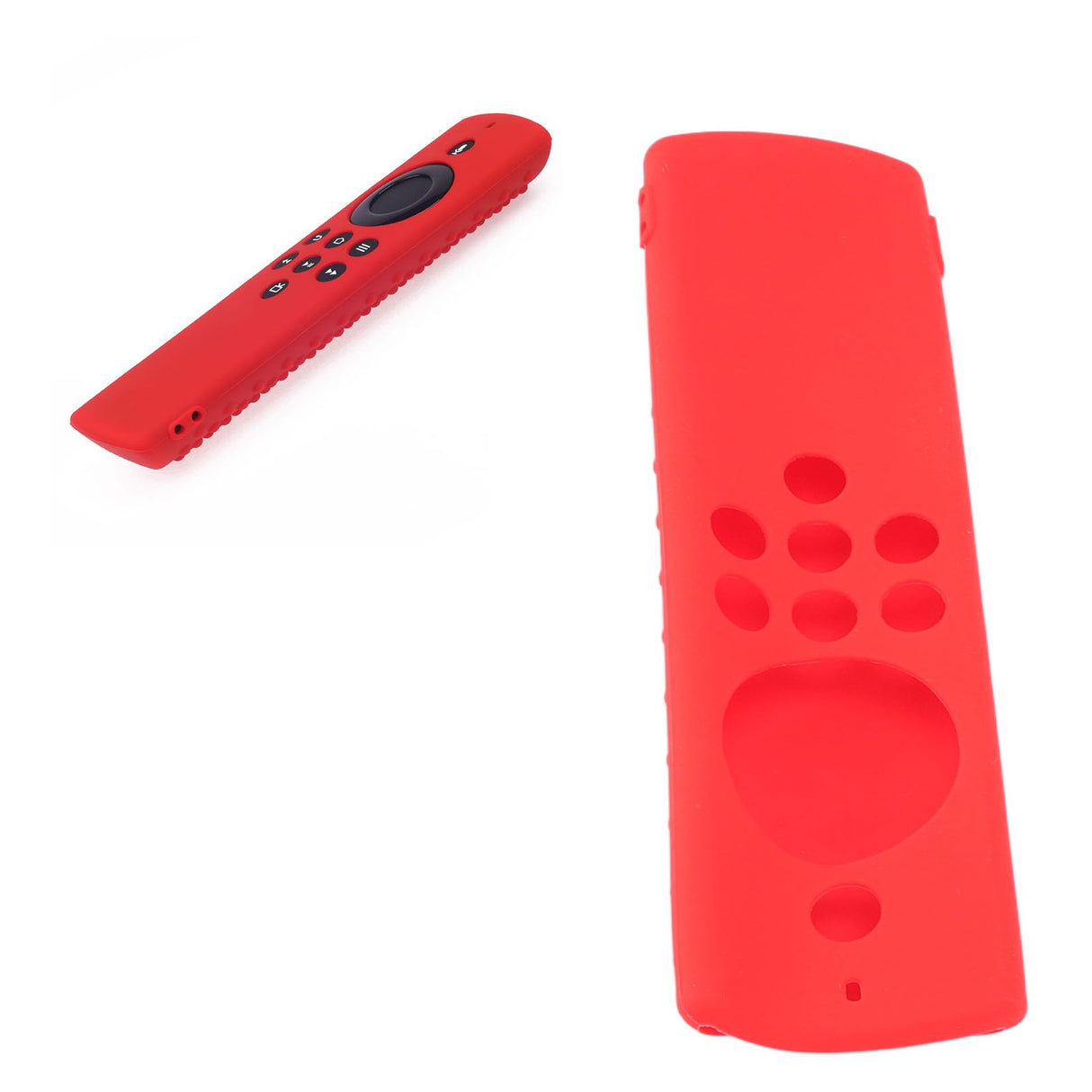 Silicone Remote Protective Cover Washable Remote Control Case Shockproof Remote Protector for Fire TV Stick Lite Red