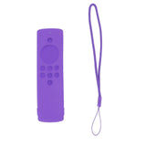 Silicone Remote Protective Cover Washable Remote Control Case Shockproof Remote Protector for Fire TV Stick Lite Purple
