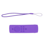 Silicone Remote Protective Cover Washable Remote Control Case Shockproof Remote Protector for Fire TV Stick Lite Purple
