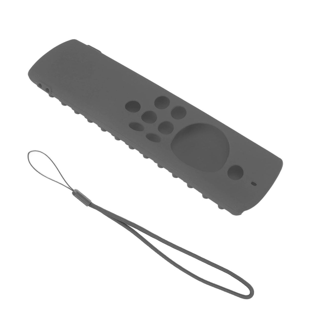 Silicone Remote Protective Cover Washable Remote Control Case Shockproof Remote Protector for Fire TV Stick Lite Dark Grey