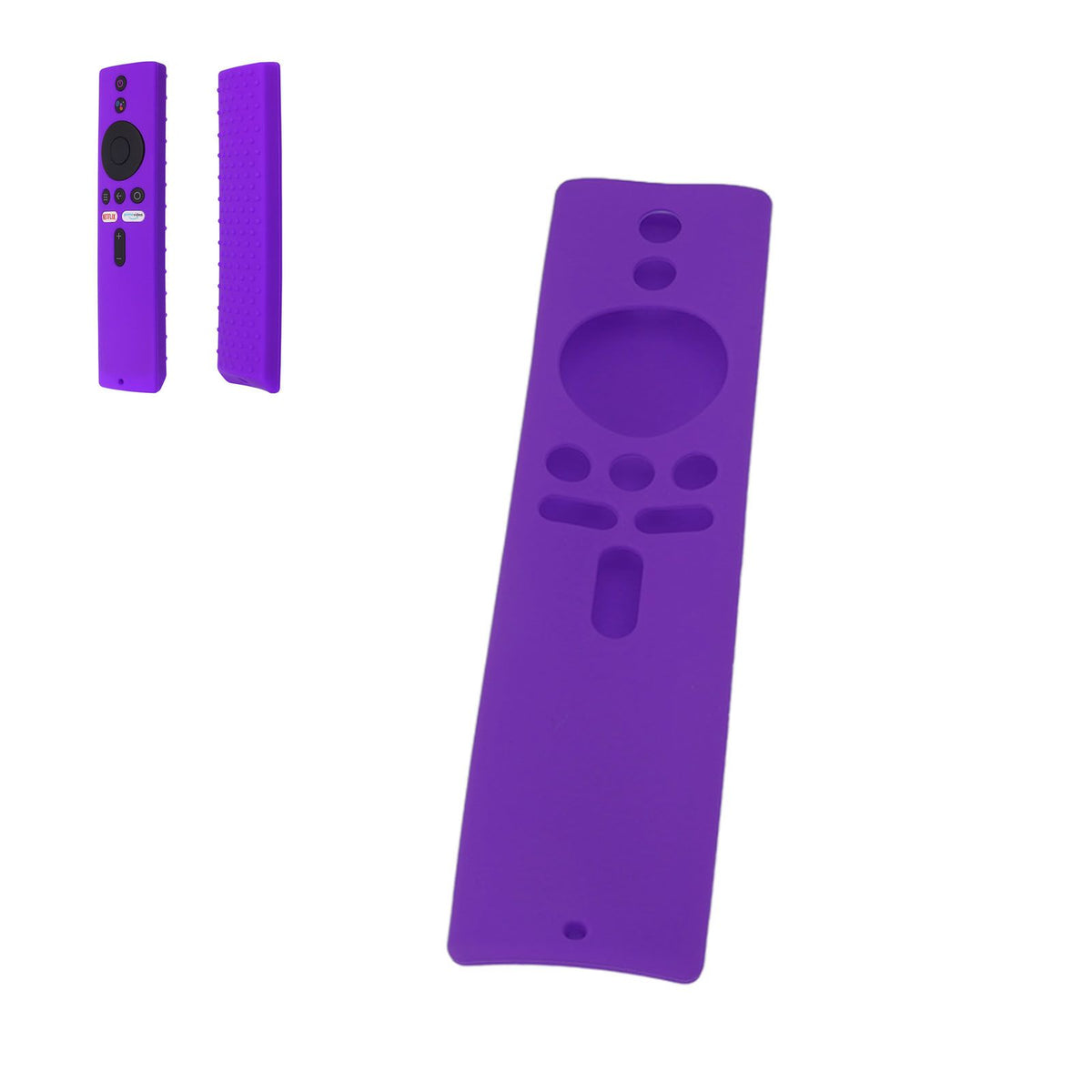 Anti Slip Remote Control Protective Cover Silicone Case for Xiaomi Mi Box S for Xiaomi Mi TV Stick Purple