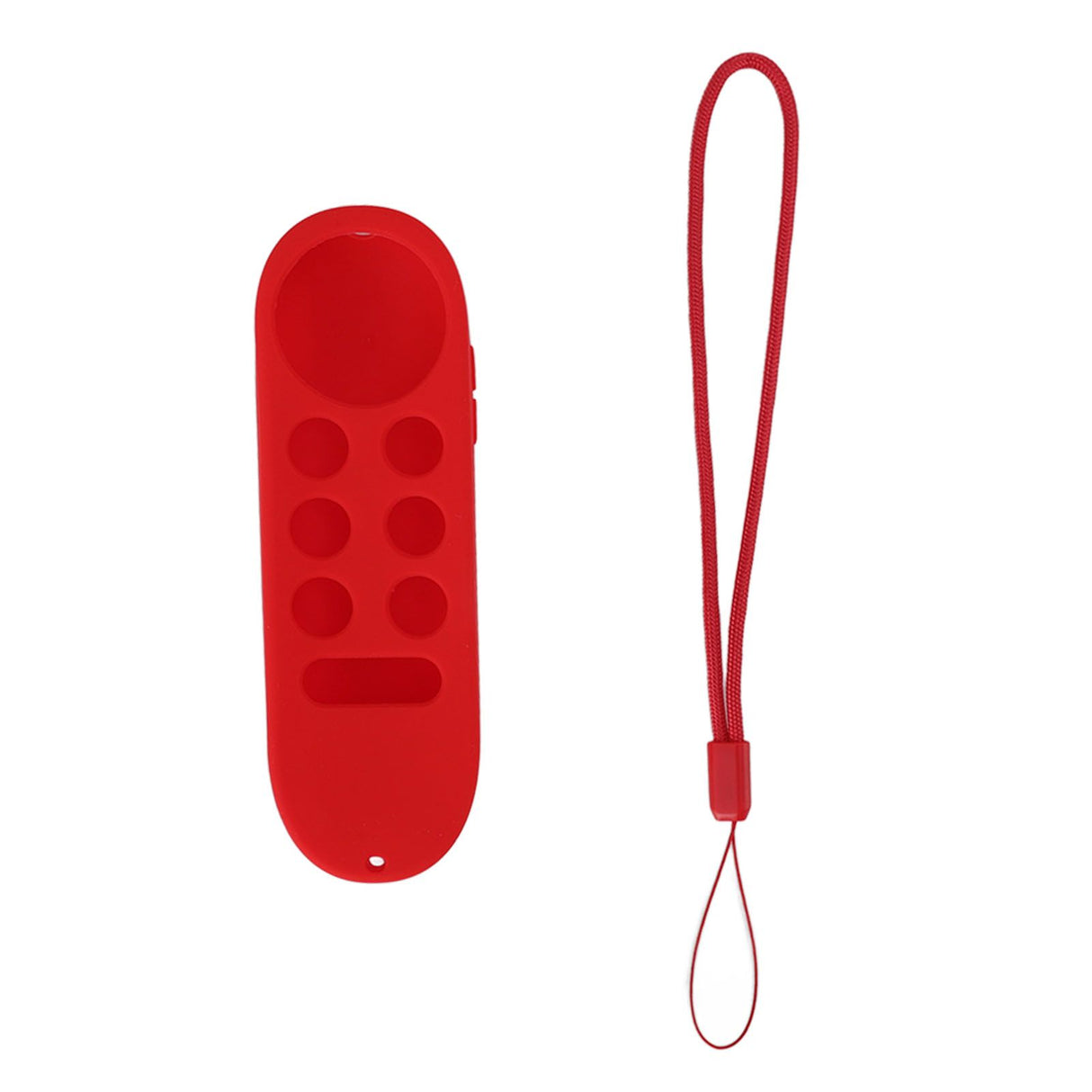Remote Control Protective Cover Silicone Case for Chromecast with Google TV Remote Controller Red