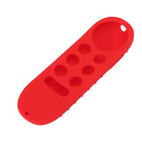 Remote Control Protective Cover Silicone Case for Chromecast with Google TV Remote Controller Red - Close-Up Angle