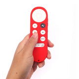 Remote Control Protective Cover Silicone Case for Chromecast with Google TV Remote Controller Red