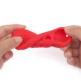 Remote Control Protective Cover Silicone Case for Chromecast with Google TV Remote Controller Red