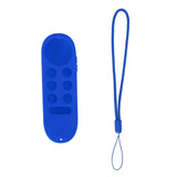 Remote Control Protective Cover Silicone Case for Chromecast with Google TV Remote Controller Blue - Close-Up Angle
