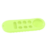 Remote Control Protective Cover Silicone Case for Chromecast with Google TV Remote Controller Fluorescent Green - Rear View