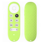Remote Control Protective Cover Silicone Case for Chromecast with Google TV Remote Controller Fluorescent Green