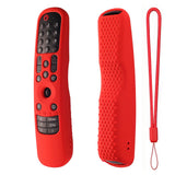 Silicone Remote Protective Cover Shockproof Protective Cover for MR21GA MR 21GC Remote Control Red
