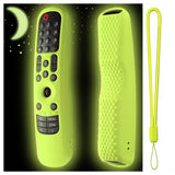 Silicone Remote Protective Cover Shockproof Protective Cover for MR21GA MR 21GC Remote Control Luminous Green