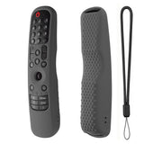 Silicone Remote Protective Cover Shockproof Protective Cover for MR21GA MR 21GC Remote Control Grey