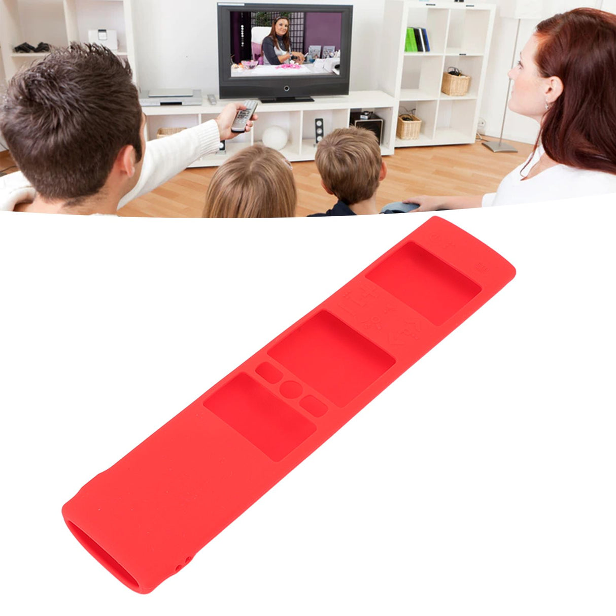 Silicone Protective Case for LG AN MR700 AKB75455602 Remote Control Anti Drop Protective Cover Skin Friendly Red