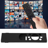 Anti Drop Remote Control Silicone Protective Cover Solar Cell Remote Control Replacement Cover for Samsung TM2180EcoBN59 Black