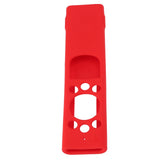 Anti Drop Remote Control Silicone Protective Cover Solar Cell Remote Control Replacement Cover for Samsung TM2180EcoBN59 Red - Low Angle