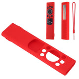 Anti Drop Remote Control Silicone Protective Cover Solar Cell Remote Control Replacement Cover for Samsung TM2180EcoBN59 Red