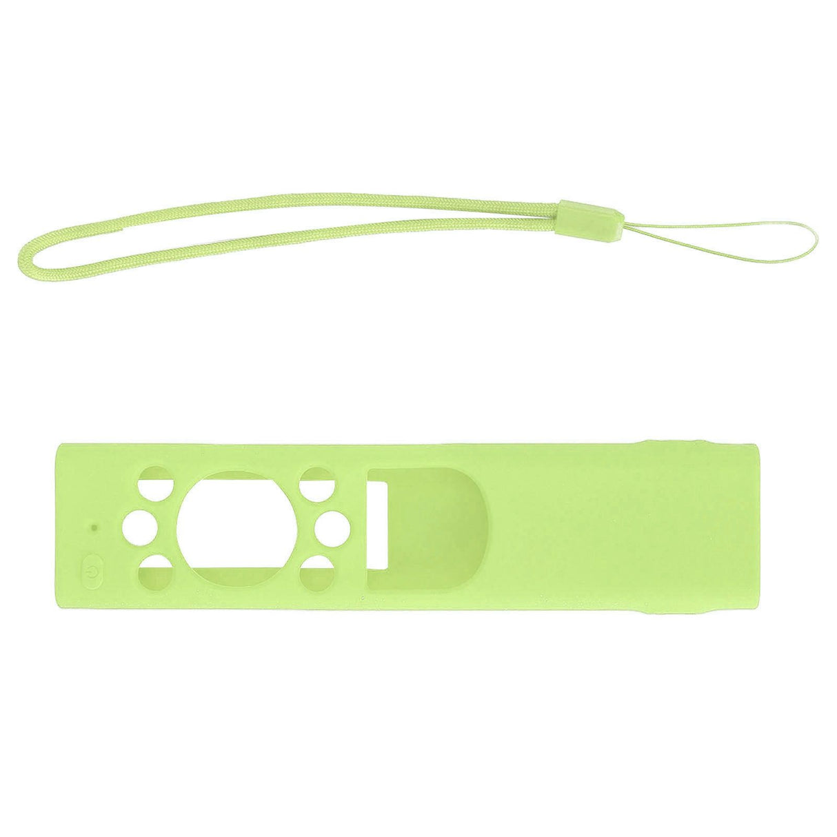 Anti Drop Remote Control Silicone Protective Cover Solar Cell Remote Control Replacement Cover for Samsung TM2180EcoBN59 Luminous Green