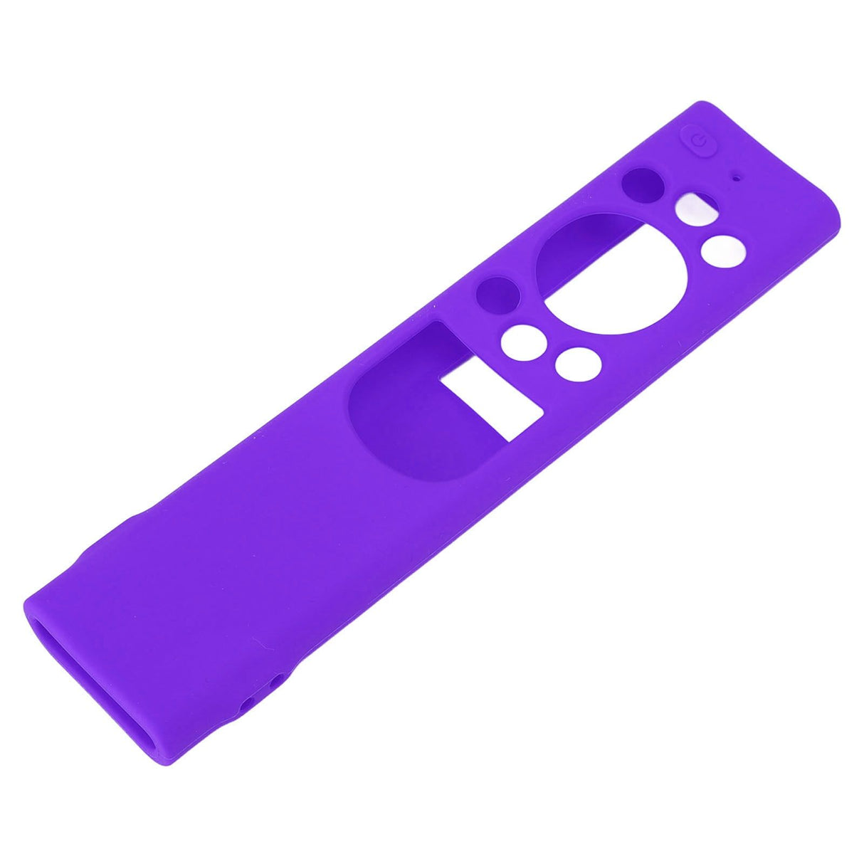 Anti Drop Remote Control Silicone Protective Cover Solar Cell Remote Control Replacement Cover for Samsung TM2180EcoBN59 Purple
