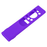 Anti Drop Remote Control Silicone Protective Cover Solar Cell Remote Control Replacement Cover for Samsung TM2180EcoBN59 Purple - Side View