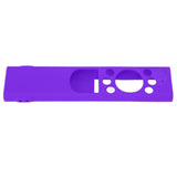 Anti Drop Remote Control Silicone Protective Cover Solar Cell Remote Control Replacement Cover for Samsung TM2180EcoBN59 Purple