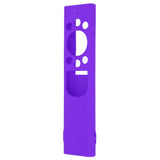 Anti Drop Remote Control Silicone Protective Cover Solar Cell Remote Control Replacement Cover for Samsung TM2180EcoBN59 Purple