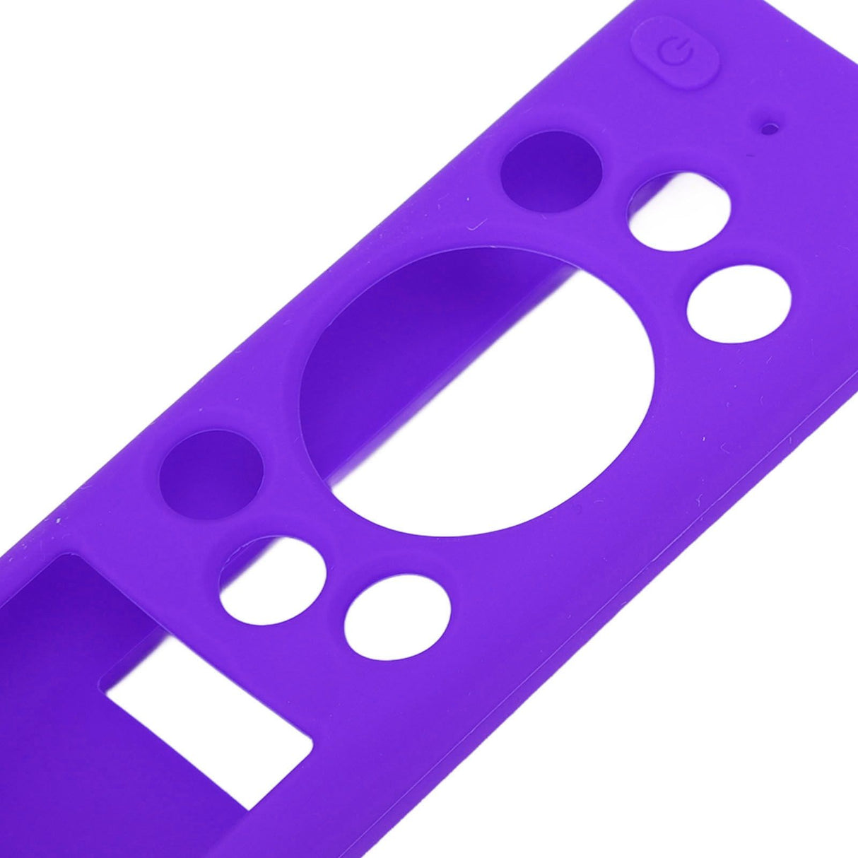 Anti Drop Remote Control Silicone Protective Cover Solar Cell Remote Control Replacement Cover for Samsung TM2180EcoBN59 Purple