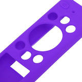 Anti Drop Remote Control Silicone Protective Cover Solar Cell Remote Control Replacement Cover for Samsung TM2180EcoBN59 Purple - Extra Image