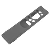 Anti Drop Remote Control Silicone Protective Cover Solar Cell Remote Control Replacement Cover for Samsung TM2180EcoBN59 Grey - Side View